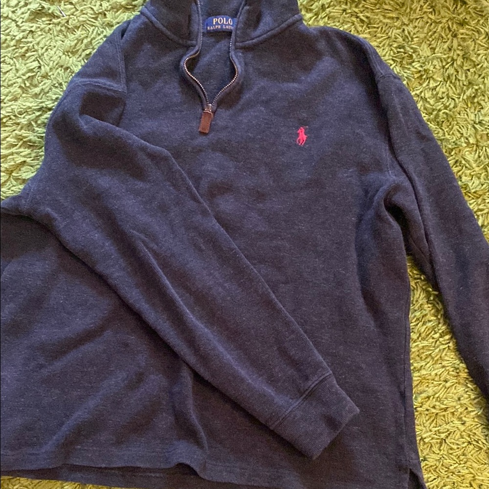 Polo Ralph Lauren Black Quarter-Zip Pullover